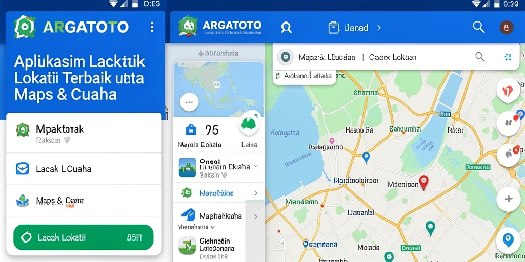 Tampilan antarmuka ARGATOTO yang sederhana dan informatif.