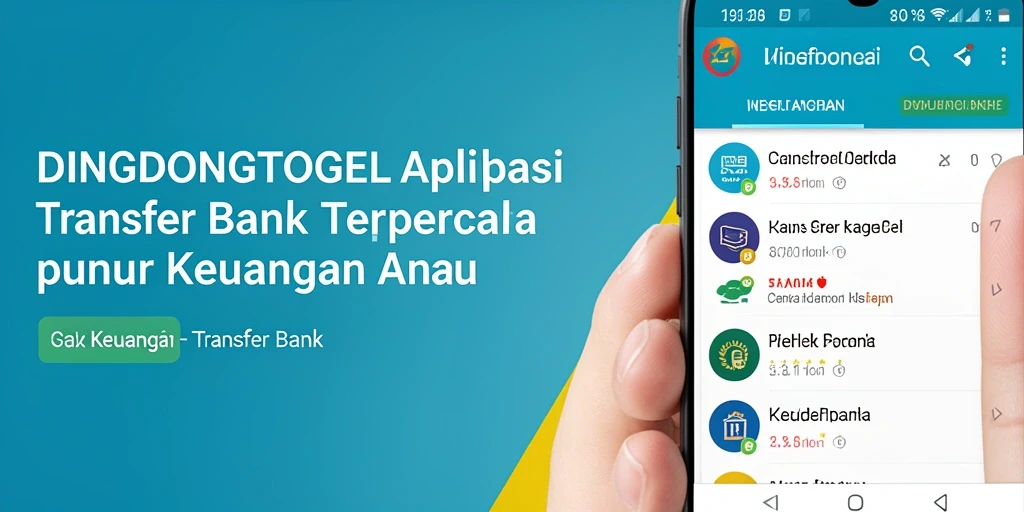 Tampilan antarmuka DINGDONGTOGEL untuk Transfer Bank yang intuitif dan mudah dipahami.